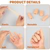 20PCS Finger Cots Silicone Fingertip Protectors for Finger Cracking, Wound