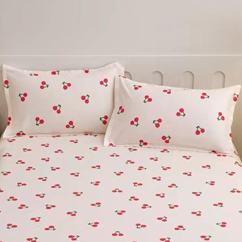 Cotton Pillowcase 48x74cm Soft Breathable Plain Solid Color Envelope Adult Single Pillow