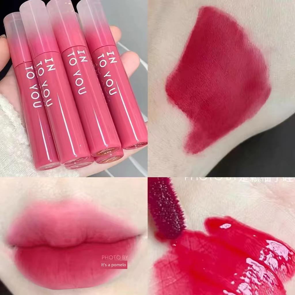 into You Admire Your Mist Lip Lacquer W01 Matte Finish No Stain on Cup Non-Fading Plain White Lipstick