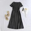 Southeast Asia Elegant Age-Reversing Midi Dress for Middle-Aged Women