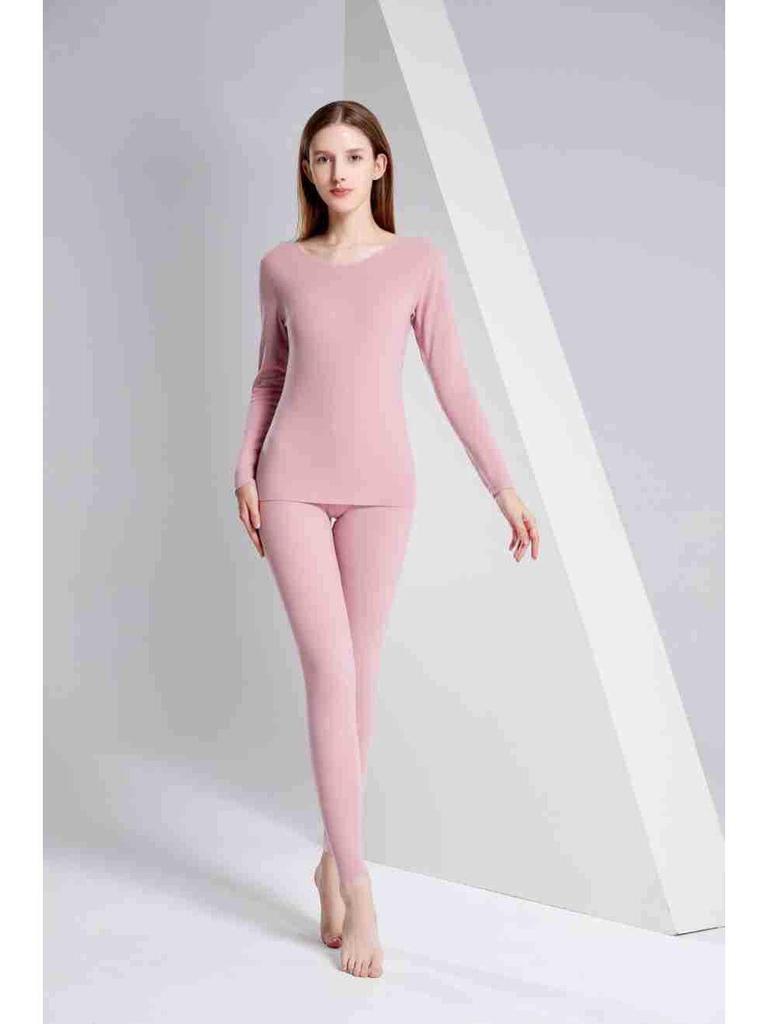 Women's Silk Protein Thermal Underwear: Seamless One-Piece Set for Autumn and Winter