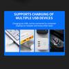 LED Headlamp Flashlight Rechargeable High Brightness Headlight Portable Clip-on Cap Light with 9