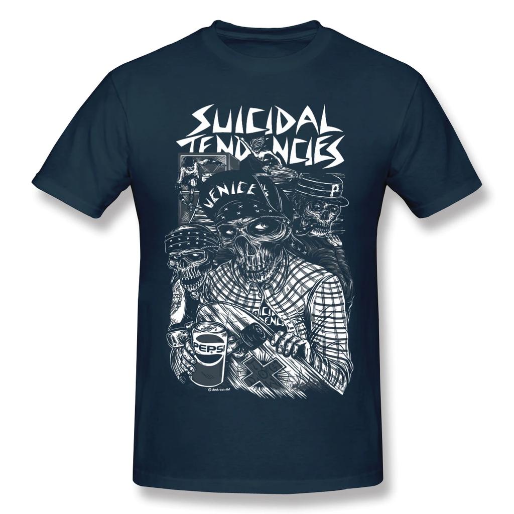 Suicidal Tendencies Potisk Bavlna Vtipná Trička punk Pánská Móda Streetwear
