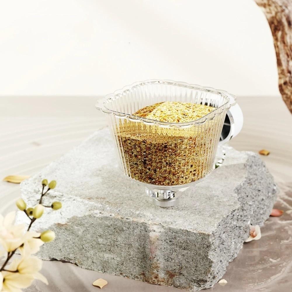 Transparent Magnetic Bird Feeder Anti-Tip Pet Feeder Ledge Parrot Water Bowl  Drinking