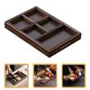 1Set Wooden Serving Platter Rustic Color Practical Use for Fruits Snacks Tea Parties Home Decor Wooden Serving Tray