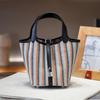 Picotin18 Handmade Stitching Cowhide Tote Bag Versatile All-Match Womens Bag