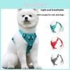 Breathable Pet Harness With Reflective Straps And Adjustable Size For Cats And Dogs