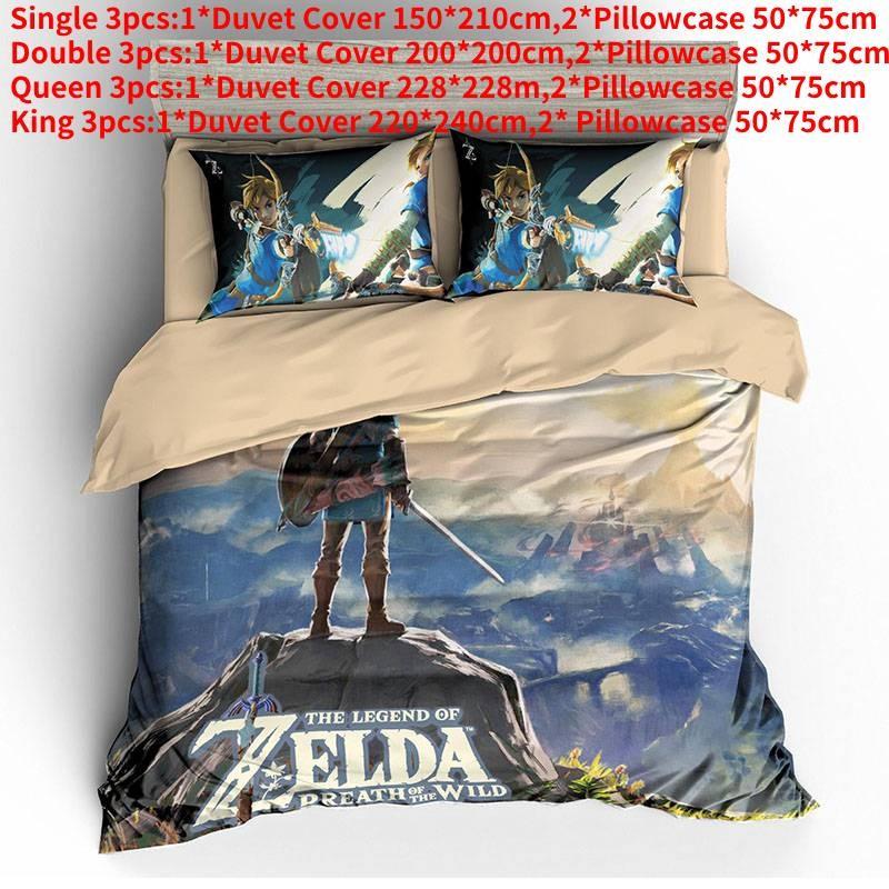 High-quality Digital Print Three Piece Bedding Set Including Pillowcases And Duvet Cover For Stylish Bedrooms