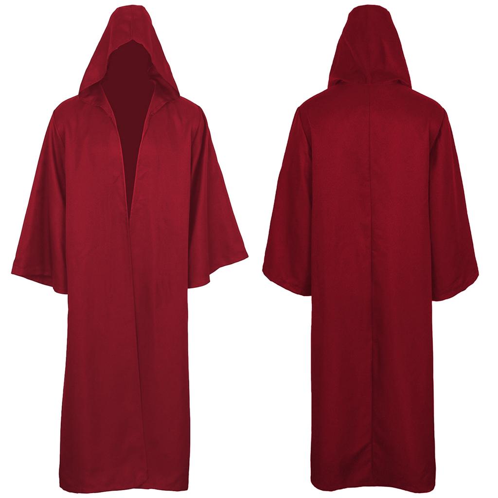 Men's And Women's Halloween Costumes Grim Cloak Hooded Capes Jacket Long Coat