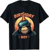 Gorilla Birthday Decorations Monkey Tag VR Gamer for Kids T-Shirt Unisex Shirt,