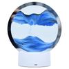 LED RGB Sand Painting Table Lamp Flowing Hourglass Desktop Ornament 3D Sandscape Lamp Suitable for Desk Bedroom Bedside Lamp