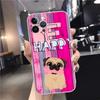 Cute Pug Dog Phone Case For iPhone 15 14 11 12 13 Mini Pro XS Max Cover 6 7 8 Plus X XR SE 2020 Funda Shell