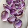 Natural Loose Amethyst Cut Stone Lot, Amethyst Faceted Gemstone Lot, 10 To 20 Carat Average Size Amethyst Mix Shape Lot.