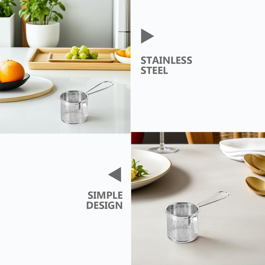 Mesh Net Hot-pot Colander Japanese Shriner Basket Strainer Drain Kitchen Cooking Sieve