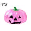 Focus Improvement Sensory Tools Halloween Glitter Pumpkin Stress Ball, Head Squeeze Toy for Anxiety Relief Relief, Creepy Fidget Party Favors