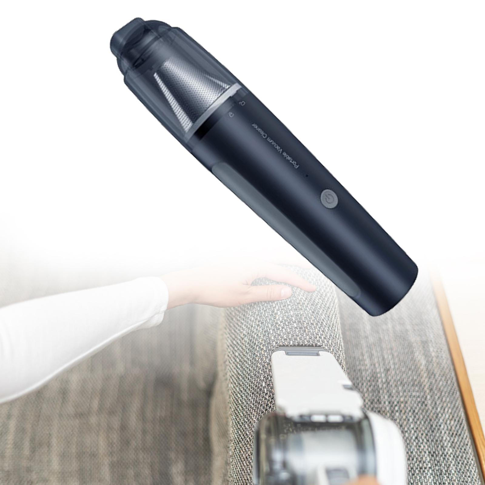 

10inch Small Car Hand Vacuum Cleaner 50W Versatile 0.2L Dust Collector Rechargeable for Vehicles,
