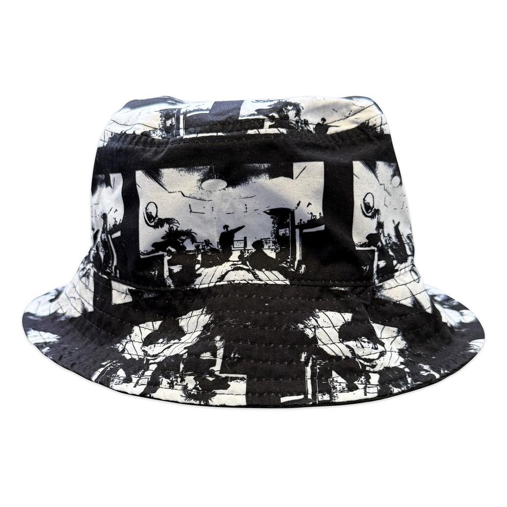 Oasis Definitely Maybe Logo Reversible Bucket Hat