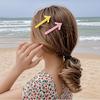 5pcs Simple and Creative Fun Arrow Hair Clip, Edge Clip Headband, Candy Color One Character Clip Hair Clip, Hair Accessoires
