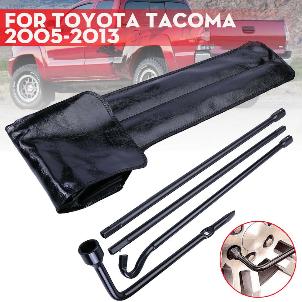 Buy 1 Set Spare Tire Jack Tool Kit Lug Wrench Extension W/CASE For ...
