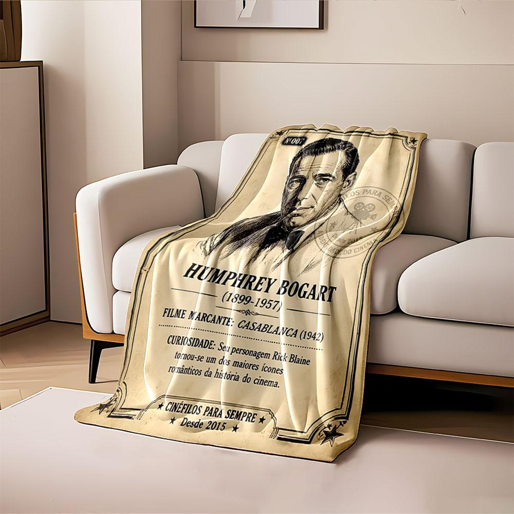 Classic Cinema Tribute Blanket for all seasons blanket lunch break throw gift