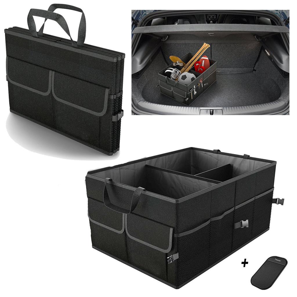 2026 New Hot Fashion 1pcs Trunk Cargo Organizer Folding Caddy Storage Collapse Bag Bin for Car Truck SUV
