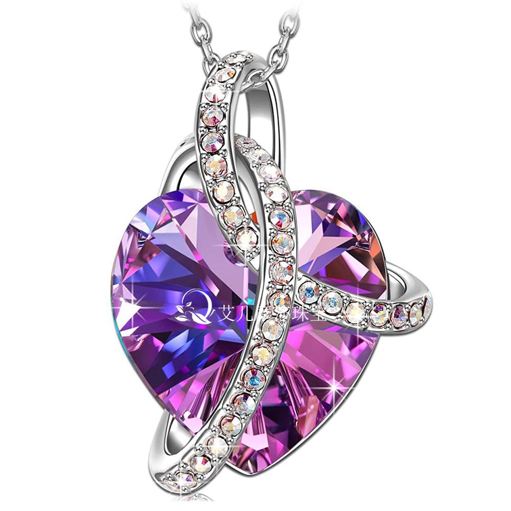 

Австрийское колье с подвеской Crystal Love