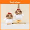 Cute Fluffy Chick Plush Doll 12cm Soft Toy For Bag Charm Adorable Accessory
