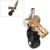 Car Wash   Wheel Adapter, Pressure Washer Joint Wheel, 1Celsius4\  Quick Connector, Unique Design for Car Bottom Cleaning, Brass,