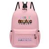 60123-18 Zaino Stampato KATSEYE Cartone Animato Zaino Impermeabile Scolastico per Studenti