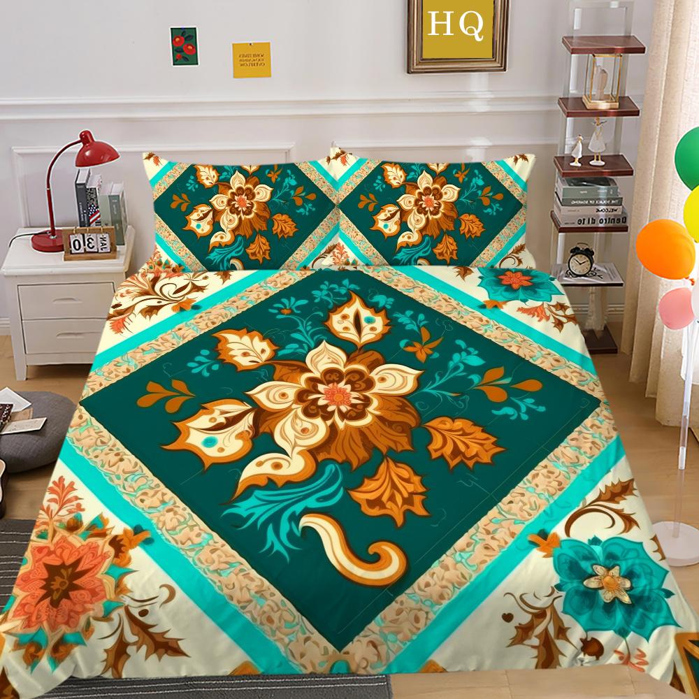 Decorazione Camera da Letto Lusso Stampa Paisley 3D Biancheria da Letto per Bambini Copripiumino Singolo/Matrimoniale