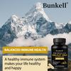 Shilajit Dorato Himalayano Complesso da 3000mg con Tribulus Terrestris Ashwagandha e Musli Nero, 120 Capsule