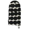 Marimekko Rasymatto Oven Mitten (Dark Blue X Linen) 073647 890 Dotted Circle Cotton Linen Pot Holder Mitten Single Hand Kitchenware Scandinavian