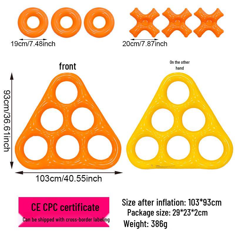 Children’s Interactive PVC Inflatable Water Play Triangle Toy