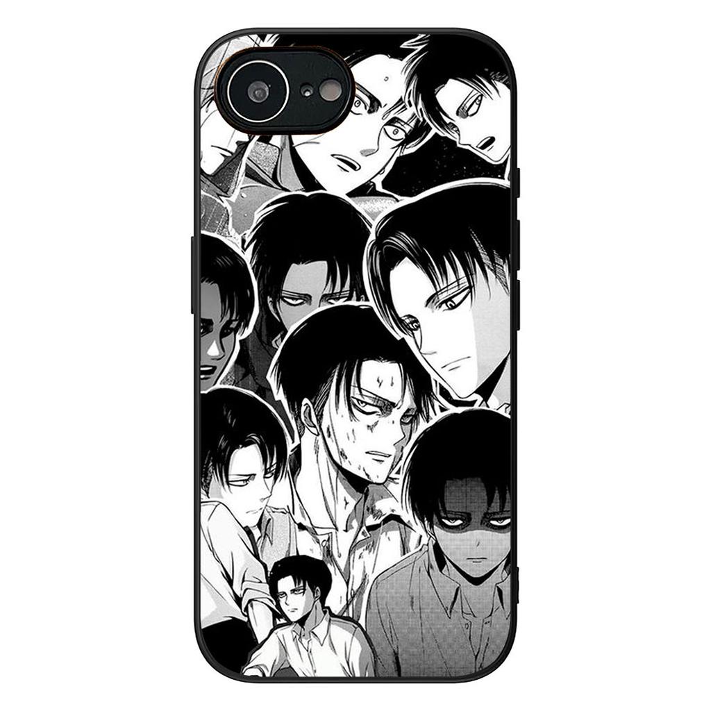 Eren Jaeger Levi Attack on titan Phone Cover for Apple iPhone 16 17 Air 14 15 Pro Max Plus 16+ 16E 14+ ProMax Protective Case