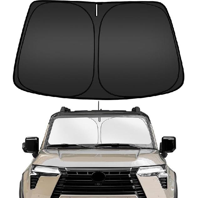 ARISMOTOR Windshield Sun Shade For Hyundai Kona 2024-2025 2026,  Fit Foldable Front Window Sunshade Sun Visor Protector, Block UV Rays Keep Your Car