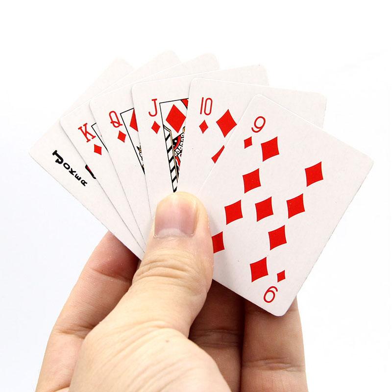 10Pcs Mini Playing Cards For Kids Adults Party Favors Miniature Poker Set Games For Family Journey Juegos De Mesa Divertidos