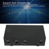 High Stability 48V Phantom Power Supply With XLR Cable 2 Channel  For Condenser Microphone