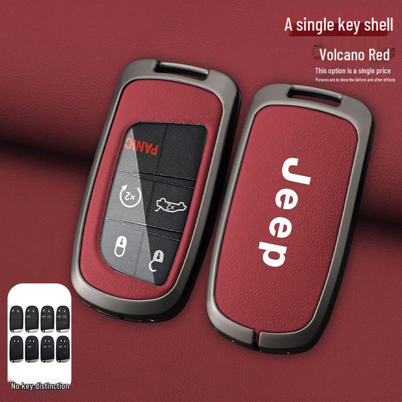 Etui na kluczyk Jeep Compass, Cherokee & Renegade z karabińczykiem