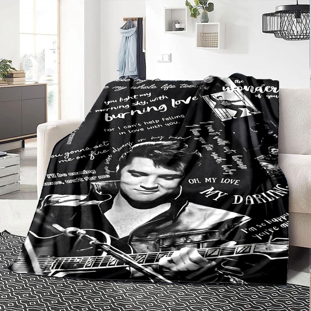 1pc love burning Soft Flannel All Season Throw for Home, Office, Outdoor UseDurable Comfort Soft Warm Throw for Home, Travel All Season
