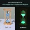 Clessidra Timer Resistente per Bambini: Ornamento rotondo in legno 1-30 Min