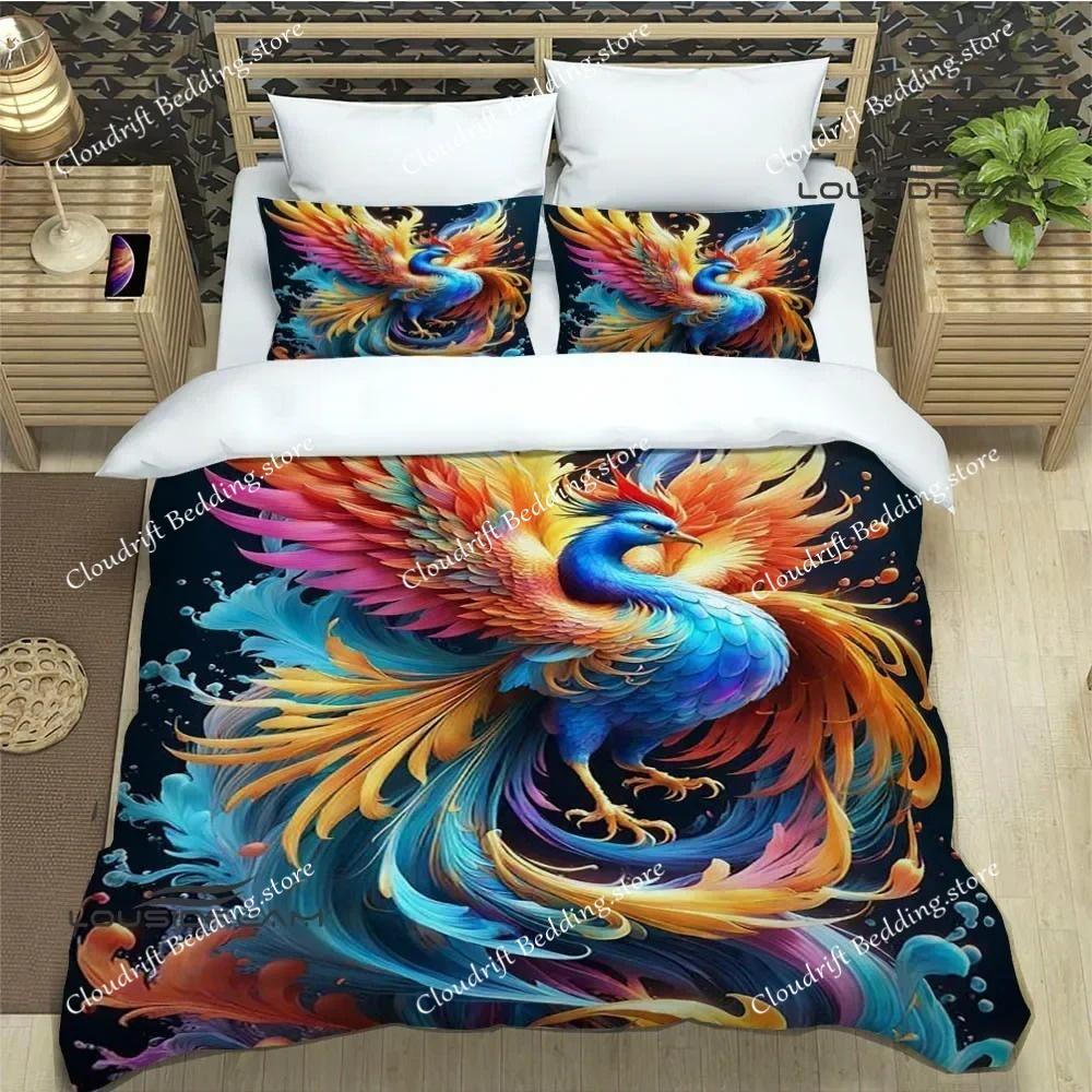 3D Phoenix printed Bedding Sets exquisite bed supplies set duvet cover bed comforter set bedding set luxury birthday gift