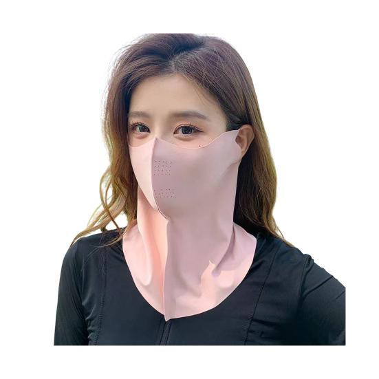 Sunscreen Mask Breathable Sun with Elastic Straps Protection Face Mask Full Face Neck