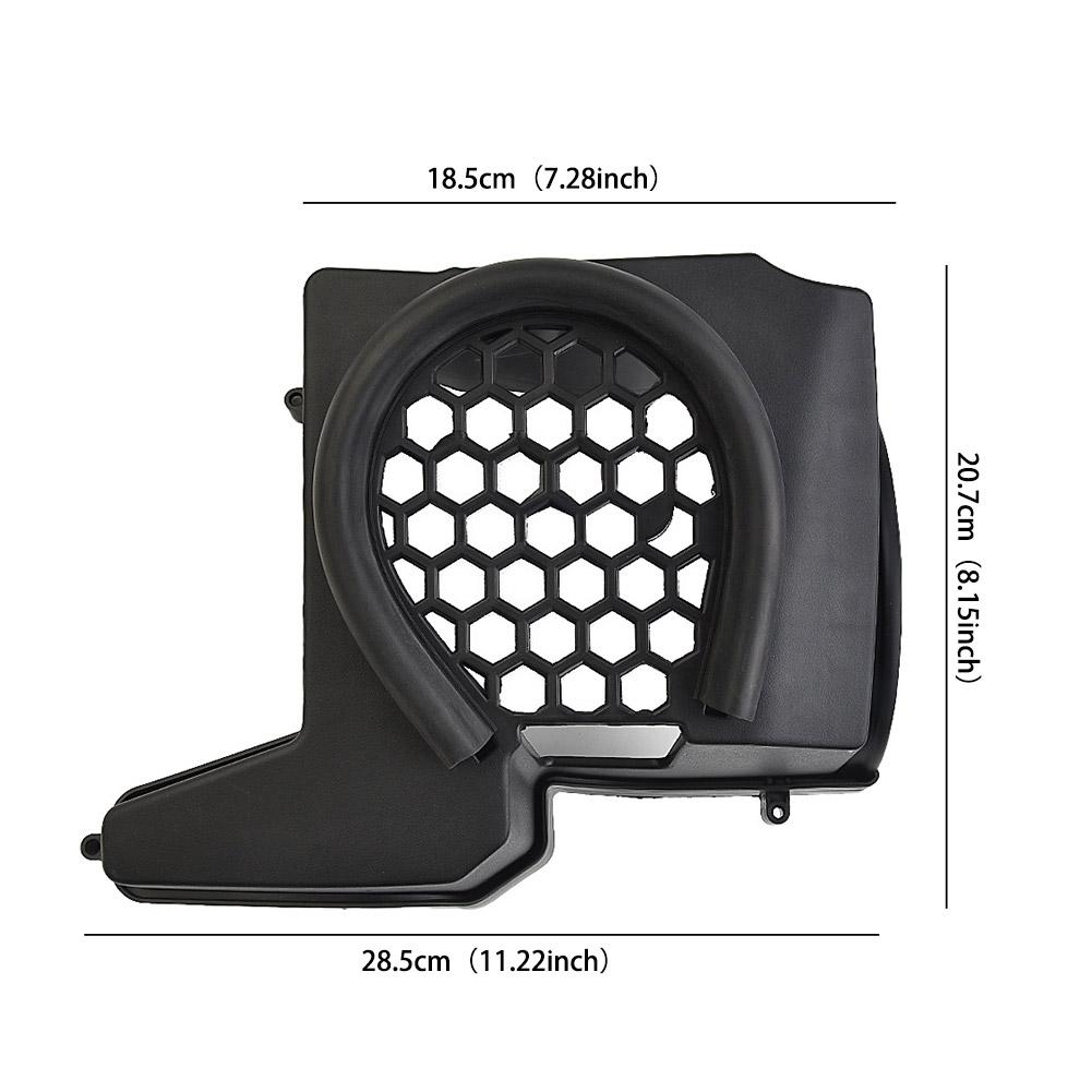 1 stk Svart Luftboks Luftinntaksgitter Panser Luftboks Inntaksfilter Ventilasjonsdeksel Trim Direkte Erstatning For Ford Focus MK3 Kuga Escape