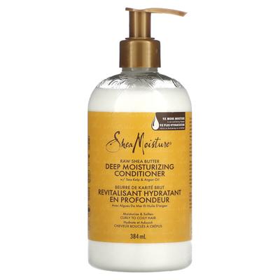 Raw Shea Butter, Deep Moisturizing Conditioner, for Curly or Wavy Hair, 13 Fl Oz (384 Ml)