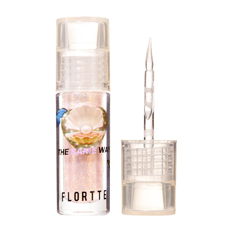 Born Pink FLORTTE/Flower Knows Liquid Eyeshadow Palette: Shimmer & Matte for Under Eye Brightening