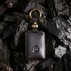 The Retro Key Cover Is Suitable for Volvo's New Car with Hand-stitched Real Cowhide Key Case Ring.