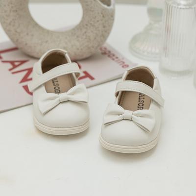 [Babyzzam] Girls' Pretty White Squeaky Flats [Y806-10001]