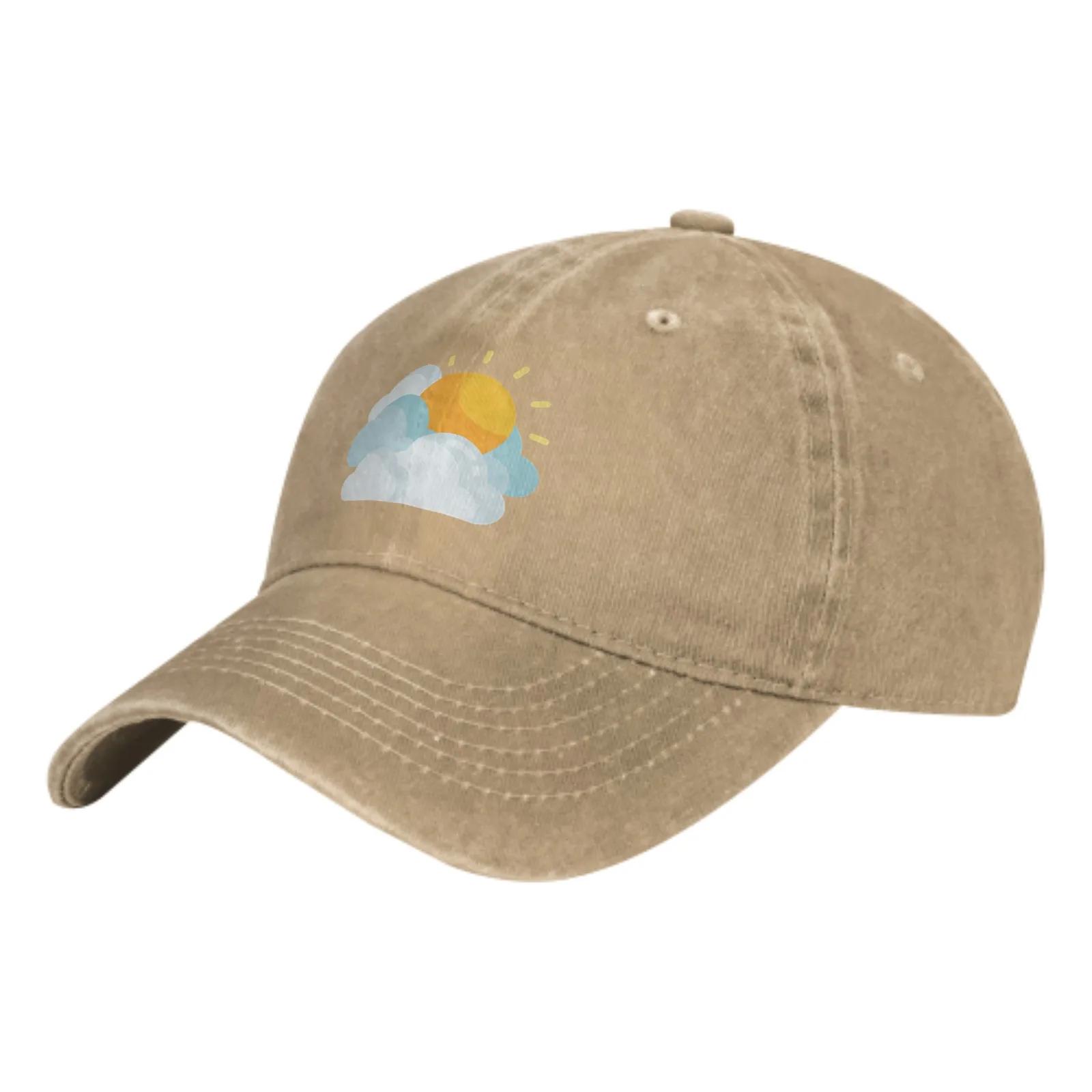 

Облачная погода Летняя классическая мода Мужская кепка тракер Хлопковая дышащая Женская ковбойская кепка Для активного отдыха Бейсболки Adjustable хаки