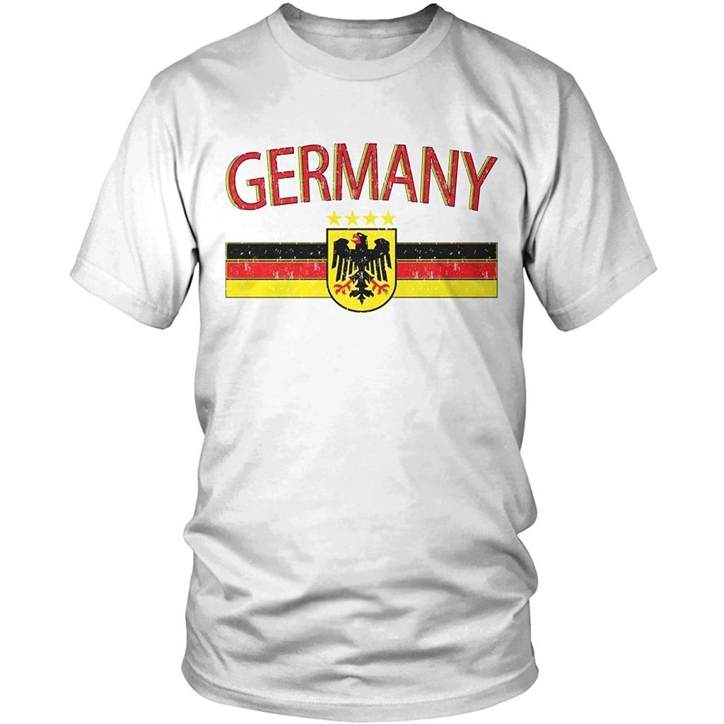 Almanya Bayrağı Kartal Arması Kick Boks Muay Thai Tişört Grafik Retro Vintage 3D Baskı Erkek Kadın Unisex Kısa Kollu Yuvarlak Yaka