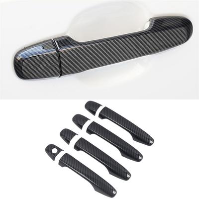 Door Handle Pads For Subaru Wrx Sti 2015-2021 With Carbon Fiber Imitation
